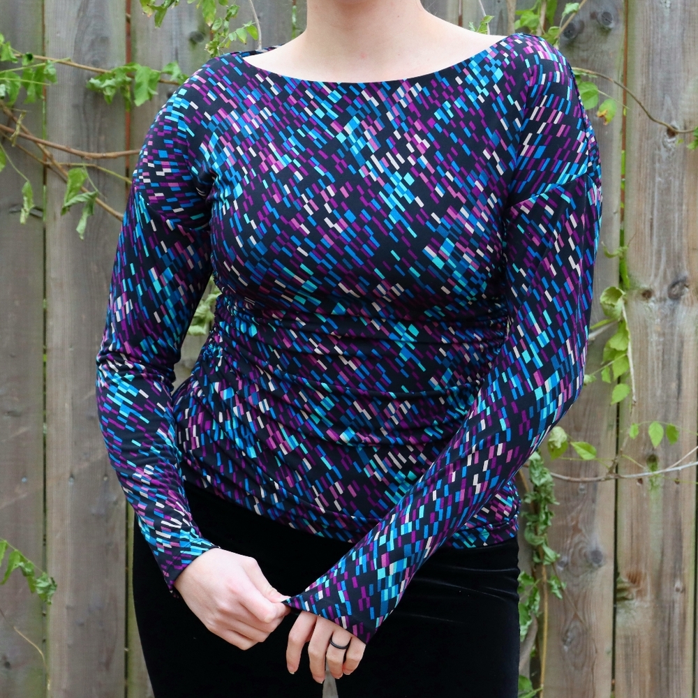 VINCE CAMUTO RUCHED TOP